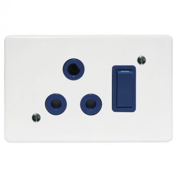 Crabtree 6896HD/007 Classic Single Dedicated Switched Socket 164-4 on 4x2 Yoke