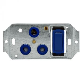 Crabtree 6896HD/007C Classic Dedicated 164-4 Single Socket on 4x2 Yoke (Cabstrut)