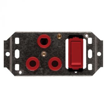 Crabtree 6896HDP Classic Single Dedicated 164-4 Switched Socket on Yoke