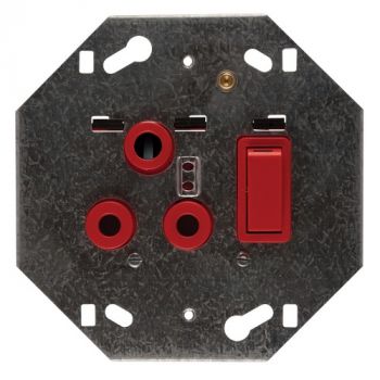 Crabtree 6897N/003 Classic STD 164-1 Switched Socket on 4x4 Yoke