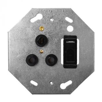 Crabtree 6897ND/008 Classic Single Dedicated Switched Socket 164-4 on 4x4 Yoke