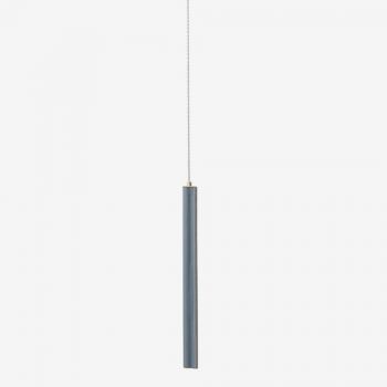 Dark Lighting Baton Pendant Brushed Gold and Dark Grey