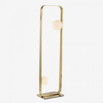 Dark Lighting Finesse Floor Lamp Polished Gold 3000K
