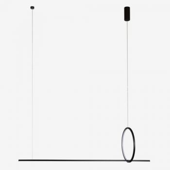 Dark Lighting Minimal Pendant Matt Black