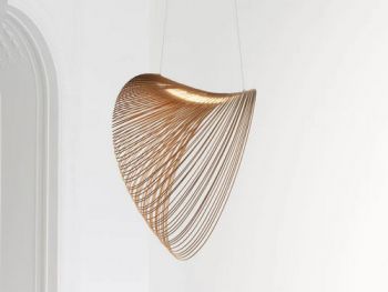 Dark Lighting Shred Wooden Pendant Wood