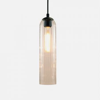 Dark Lighting Pret Glass Pendant Chrome