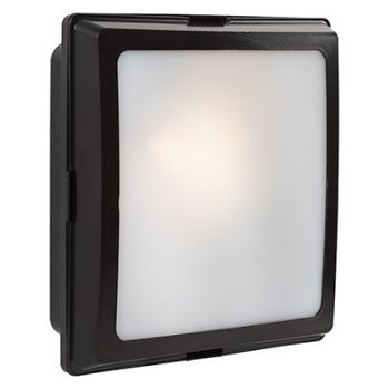 Eurolux B118B, B118W ABS Square Bulkhead 1 x E27 (Multiple Colours/Finishes)