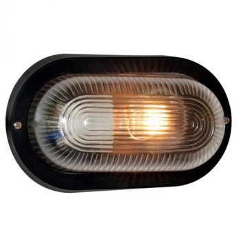 Eurolux B137B, B137W Oval Plastic Bulkhead Plain (Multiple Colours/Finishes)