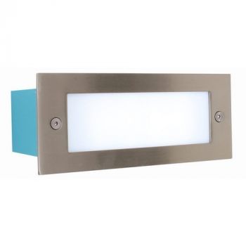 Eurolux B164SC LED Footlight 1.92W Plain Satin Chrome