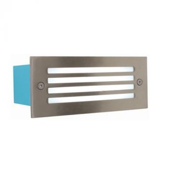 Eurolux B165SC3K LED 3000K Footlight 1.92W Grid Satin Chrome