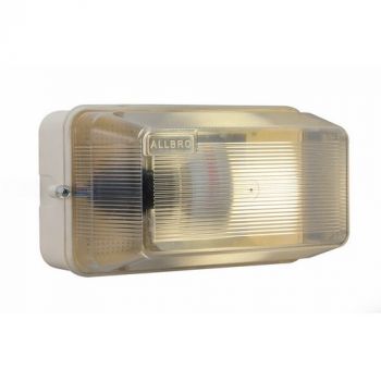Eurolux B174 Rectangular Plastic Bulkhead White