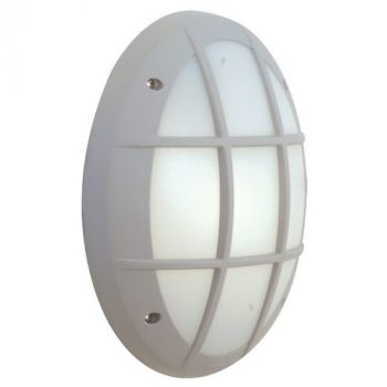 Eurolux B229GFU Fumagalli Danzi Oval Bulkhead With Grid Opal Grey