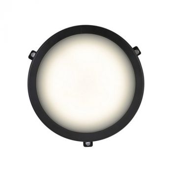 Eurolux B248B LED Bulkhead 6W Round Black