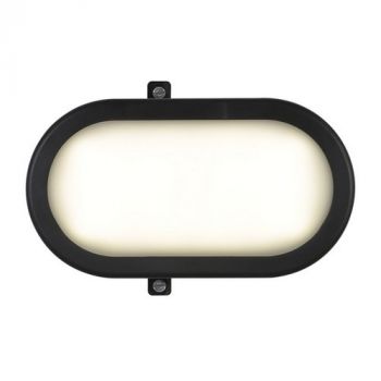 Eurolux B251B, B251W LED Bulkhead 12W Oval (Multiple Colours/Finishes)