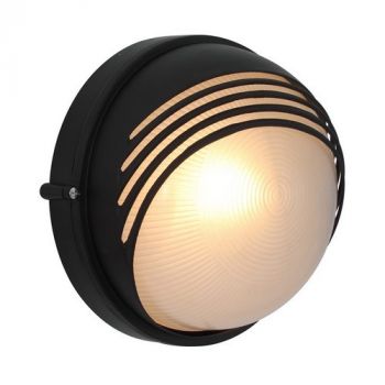 Eurolux B46B, B46W Large Round Moon Bulkhead With Eyelid (Multiple Colours/Finishes)