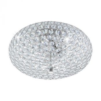 Eurolux C143 Clemente Small Ceiling Light 200 X 350 Chrome