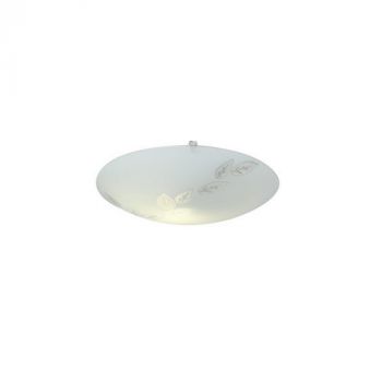 Eurolux C192 Mars Ceiling Light Leaves Frost Glass White