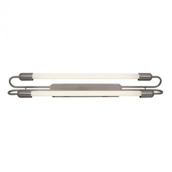 Eurolux C235SC Fluorescent Open Channel 2X18W Satin Chrome