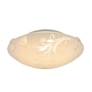 Eurolux C287 Flora Pattern Ceiling Light 250mm Excl 1 x E27 40W White