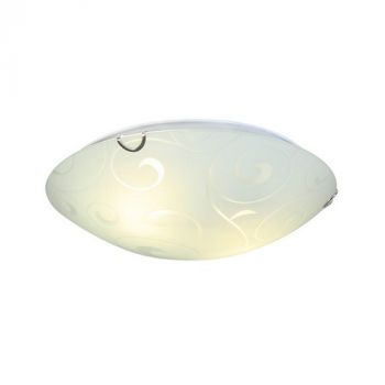 Eurolux C396 Ceiling Light Floral Pattern - Excl 2 x E27 40w White