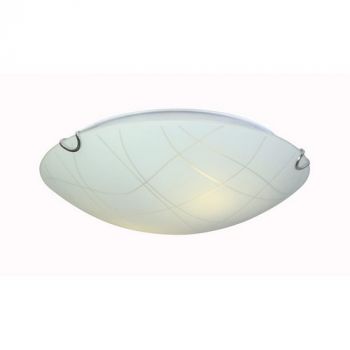 Eurolux C398 Ceiling Light Surreal Grid Pattern - Excl 2 x E27 40W GLS White