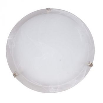 Eurolux C48, C48PB, C48SC, C48W Ceiling 300mm Alabaster Glass 3 Clips (Multiple Colours/Finishes)