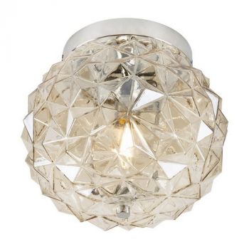Eurolux C681CG Ceiling Lamp Glass 250 E14 Chrome/Cognac