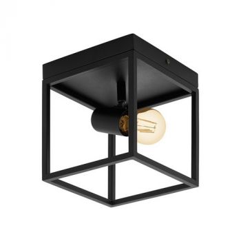 Eurolux C688 Black Silentina 1lt Ceiling Light Black