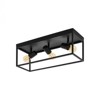 Eurolux C690 Black Silentina 3lt Ceiling Light Black
