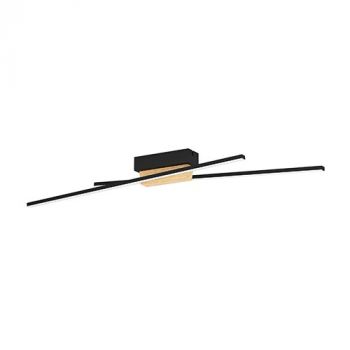 Eurolux C744 Panagria Ceiling Light Black/Brown LED 2x13w