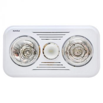 Eurolux C85W Bathroom Heater White 2X275W/1X40W White