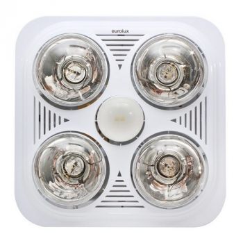 Eurolux C86W Bathroom Heater White 4X275W/1X60W White