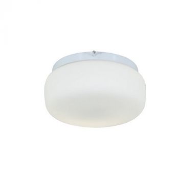 Eurolux C93O Cheese Fitting Round Opal Glass 200mm White