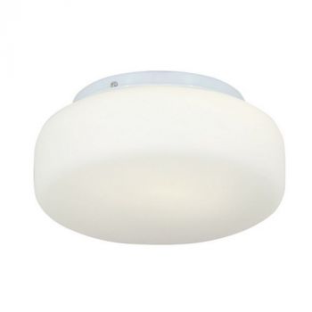 Eurolux C95O Cheese Fitting Round Opal Glass 250mm White