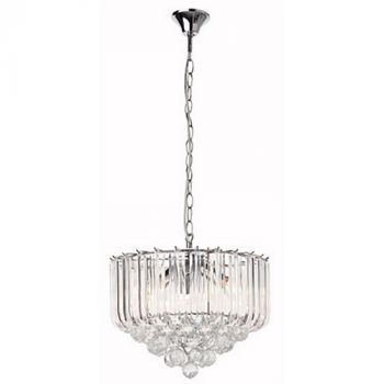 Eurolux CH250C Otis 5 Lights Chandelier Acrylic Clear E14 Clear