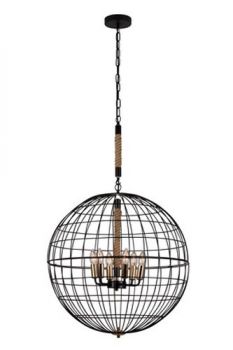 Eurolux CH279B Sparta E14 40W Chandelier Black