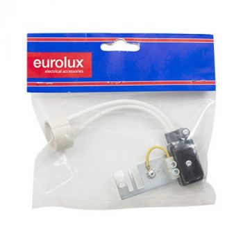 Eurolux CO148 Lampholder GU10 Ceramic + Bracket + Earth Packaging with Header
