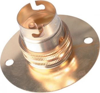 Eurolux CO22BR B22 Brass Batten Lamp Holder Brass