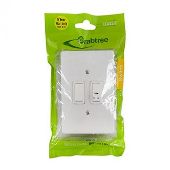 Eurolux CT18065/101 Crabtree Classic 2 Lever 500w LED Bell Press Dimmer 50x100mm Bag