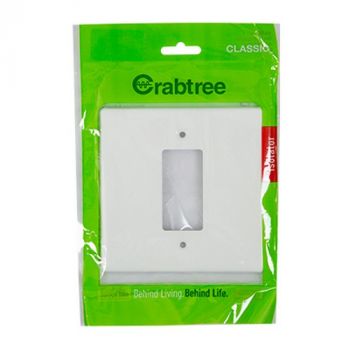 Eurolux CT18418/101 Crabtree Classic Isolator Cover Plate White 100x100mm  Bag