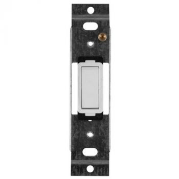 Eurolux CT2571P Crabtree Classic 1 Lever 2 Way 20A Switch + Yoke 50x100mm