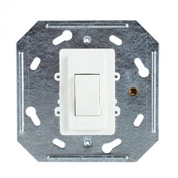 Eurolux CT2674P Crabtree Classic 60A Double Pole Isolator Yoke White 100x100mm