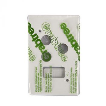 Eurolux CT6546H/101P Crabtree Classic Single Socket Cover Plate Steel White 100x50mm