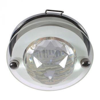 Eurolux D103CHC Pressed Steel Downlight With Crystal Ball Chrome