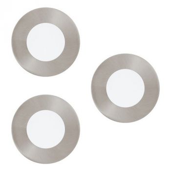 Eurolux D150SC Fueva-C LED Downlight 3L Set Round 85mm Satin Nickel