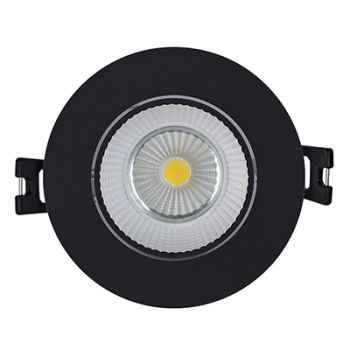Eurolux D159B Polycarbonate Downlight 90mm Black Excluding Lamp Holder