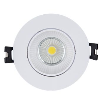 Eurolux D159W Polycarbonate Downlight 90mm White Excluding Lampholder White