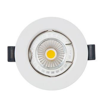 Eurolux D164W DownLight Plastic 81X40mm Matt White No Lampholder