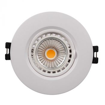 Eurolux D165W, D165B Downlight Straight GU10 LED 1x7w (Multiple Colours/Finishes)