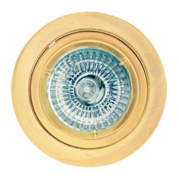 Eurolux WYN-D18SB Downlight Aluminium Straight Twist 12V Satin Brass